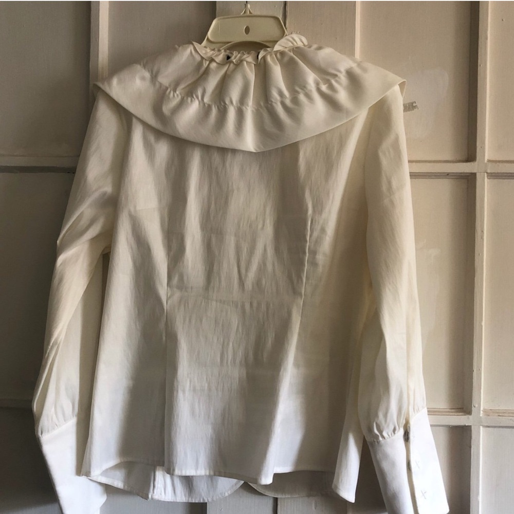 Ruffle shirt white - Picture 4 of 4